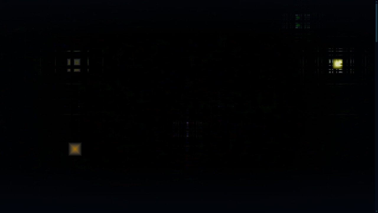 An infinite floor of reflective black tiles tracking your music.